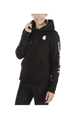 CARHARTT CLARKSBURG PULL SWEATSHIRT BLACK